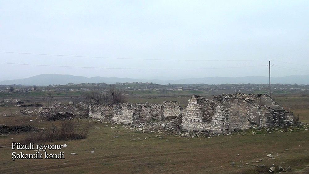 Azerbaijan shows footage from Shekerjik village of Fuzuli district (PHOTO/VIDEO)