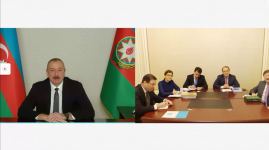 President Aliyev receives Secretary-General of Cooperation Council of Turkic-Speaking States in video format (PHOTO)