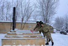 Azerbaijani troops hold several events in connection with January 20 tragedy (PHOTO/VIDEO)
