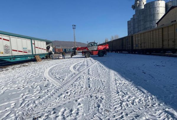 Азербайджан впервые импортировал турецкую продукцию в крытых вагонах (ФОТО)