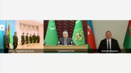 Meeting through video conferencing held between presidents of Azerbaijan, Turkmenistan (PHOTO) - Gallery Thumbnail