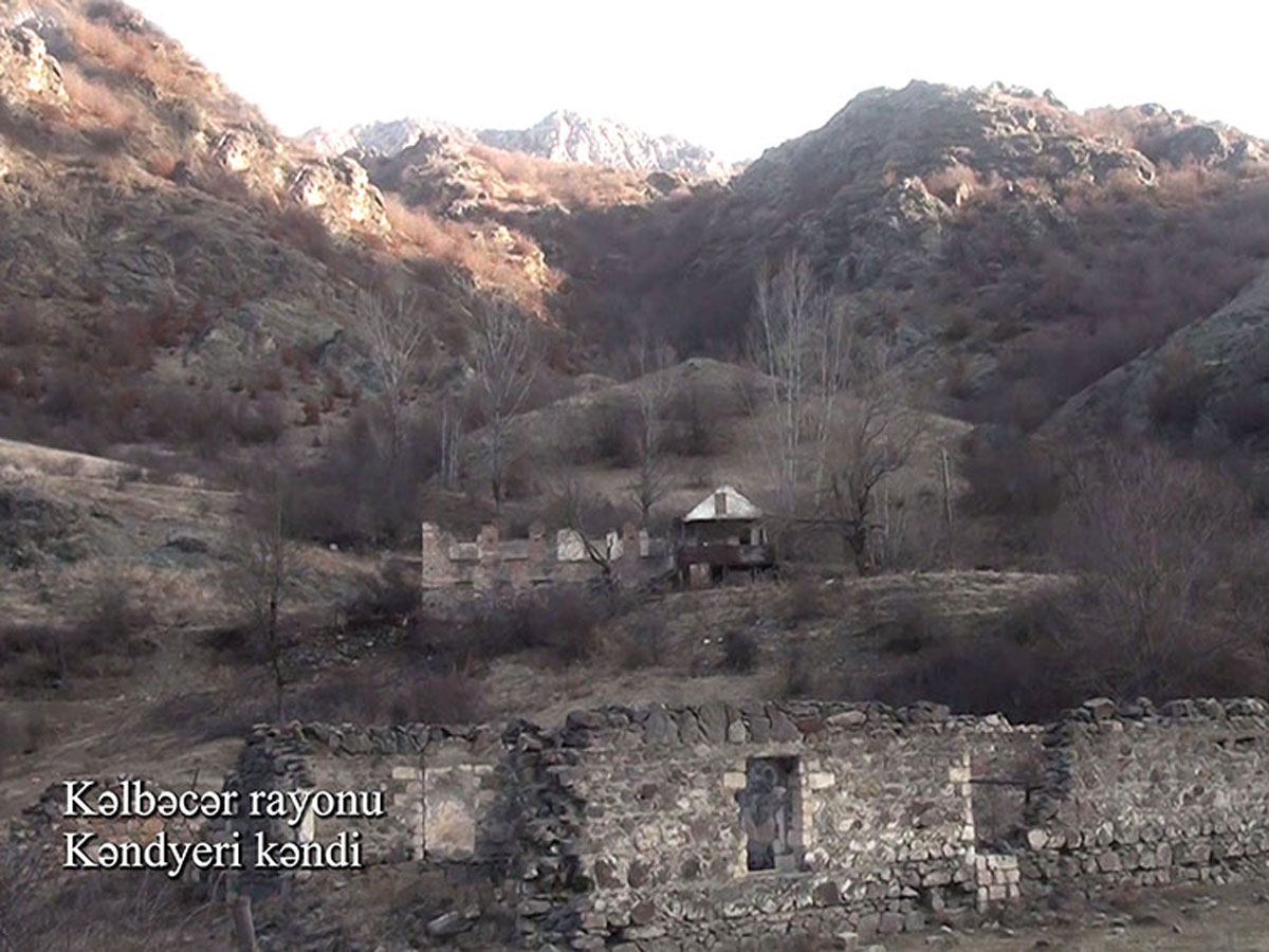 Azerbaijan disseminates footage from Kendyeri village of Kalbajar district (PHOTO/VIDEO)