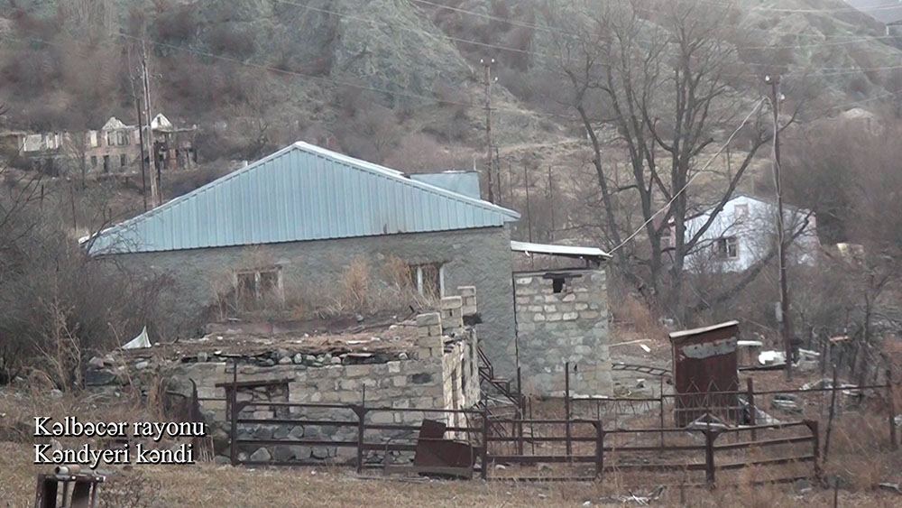 Azerbaijan disseminates footage from Kendyeri village of Kalbajar district (PHOTO/VIDEO)