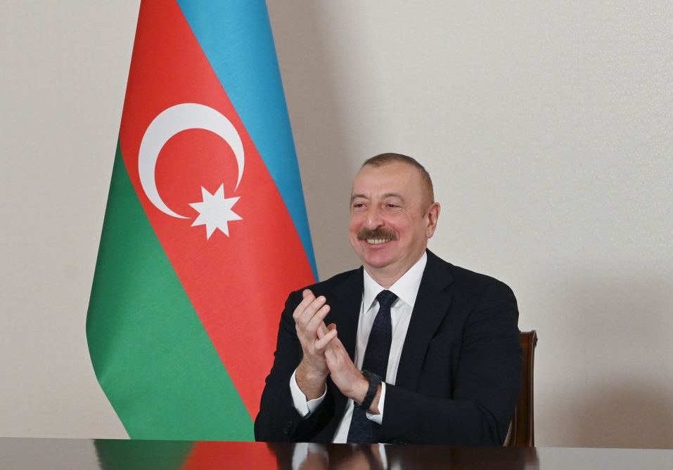 Meeting through video conferencing held between presidents of Azerbaijan, Turkmenistan (PHOTO)