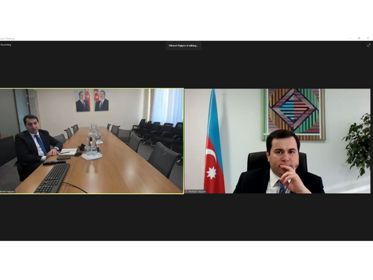 Yukselish competition organizes webinar presented by Azerbaijani president's assistant (PHOTO)