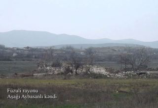 Füzuli rayonunun Aşağı Aybasanlı kəndi (FOTO/VİDEO)