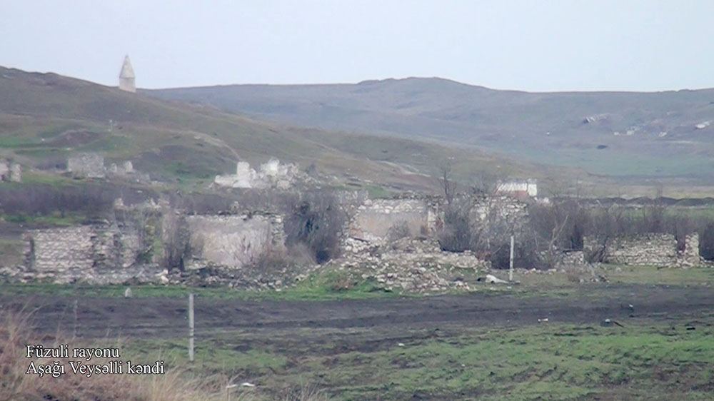 Füzuli rayonunun Aşağı Veysəlli kəndi (FOTO/VİDEO)