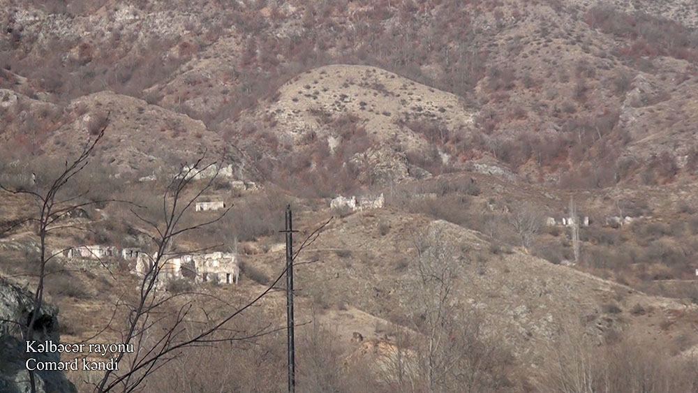 Azerbaijan shows footage from Jomerd village of Kalbajar district (PHOTO/VIDEO)