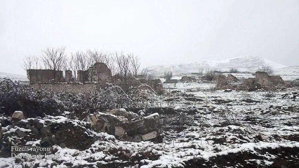 Azerbaijan shows footage from Dovletyarli village of Fuzuli district (PHOTO/VIDEO)