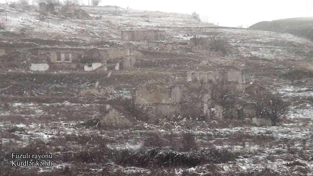 Azerbaijan shows footage from Kurdler village of Fuzuli district (PHOTO/VIDEO)