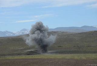 Two people suffered from landmine blast in Azerbaijan's Lachin district
