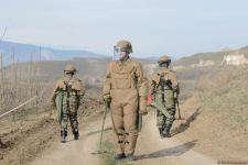 Clearing of mines, unexploded ordnance continuing in Azerbaijan's liberated Fuzuli district (PHOTO/VİDEO)