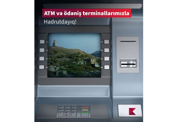 Kapital Bank Hadrutda bankomat və ödəniş terminalı quraşdırdı!