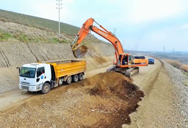Azerbaijan launches highway construction in Aghstafa district (PHOTO)