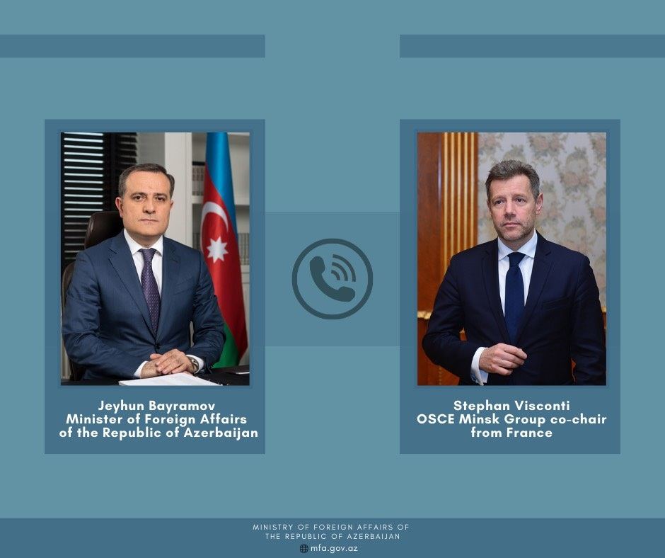 Azerbaijani FM, OSCE MG co-chair from France exchange views on situation in region