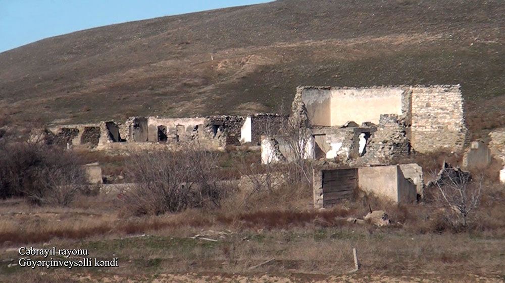 Azerbaijan shows footage from Goyarchinveyselli village of Jabrayil district (PHOTO/VIDEO)