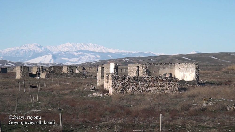Azerbaijan shows footage from Goyarchinveyselli village of Jabrayil district (PHOTO/VIDEO)