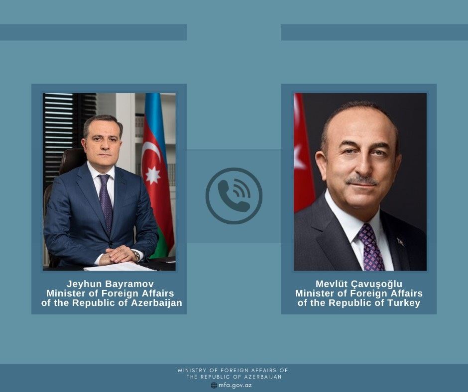 Между главами МИД Азербайджана и Турции состоялся телефонный разговор
