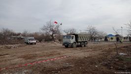 Azerbaijan restoring houses destroyed as a result of Armenia’s aggression in Ganja (PHOTO)