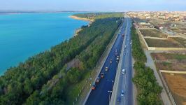 Azerbaijan talks ongoing work on construction of Baku-Guba-Russia border highway (PHOTO)