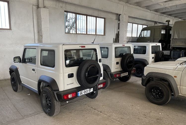 Georgian border police receives troop carriers, fuel trucks, off-road vehicles from US