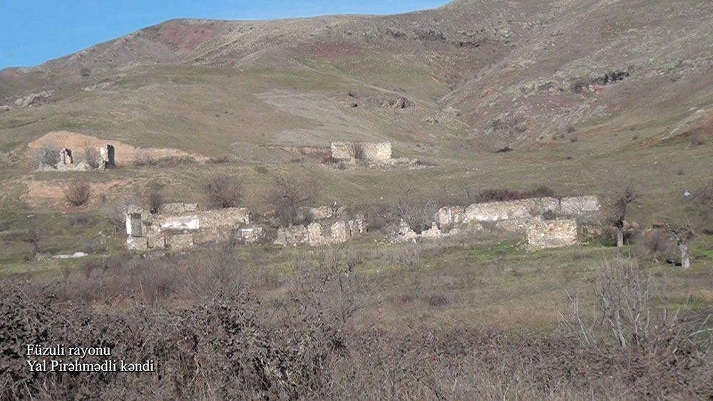 Azerbaijan's MoD shares footage from Yal Pirahmadli village Fuzuli district (PHOTO/VIDEO)