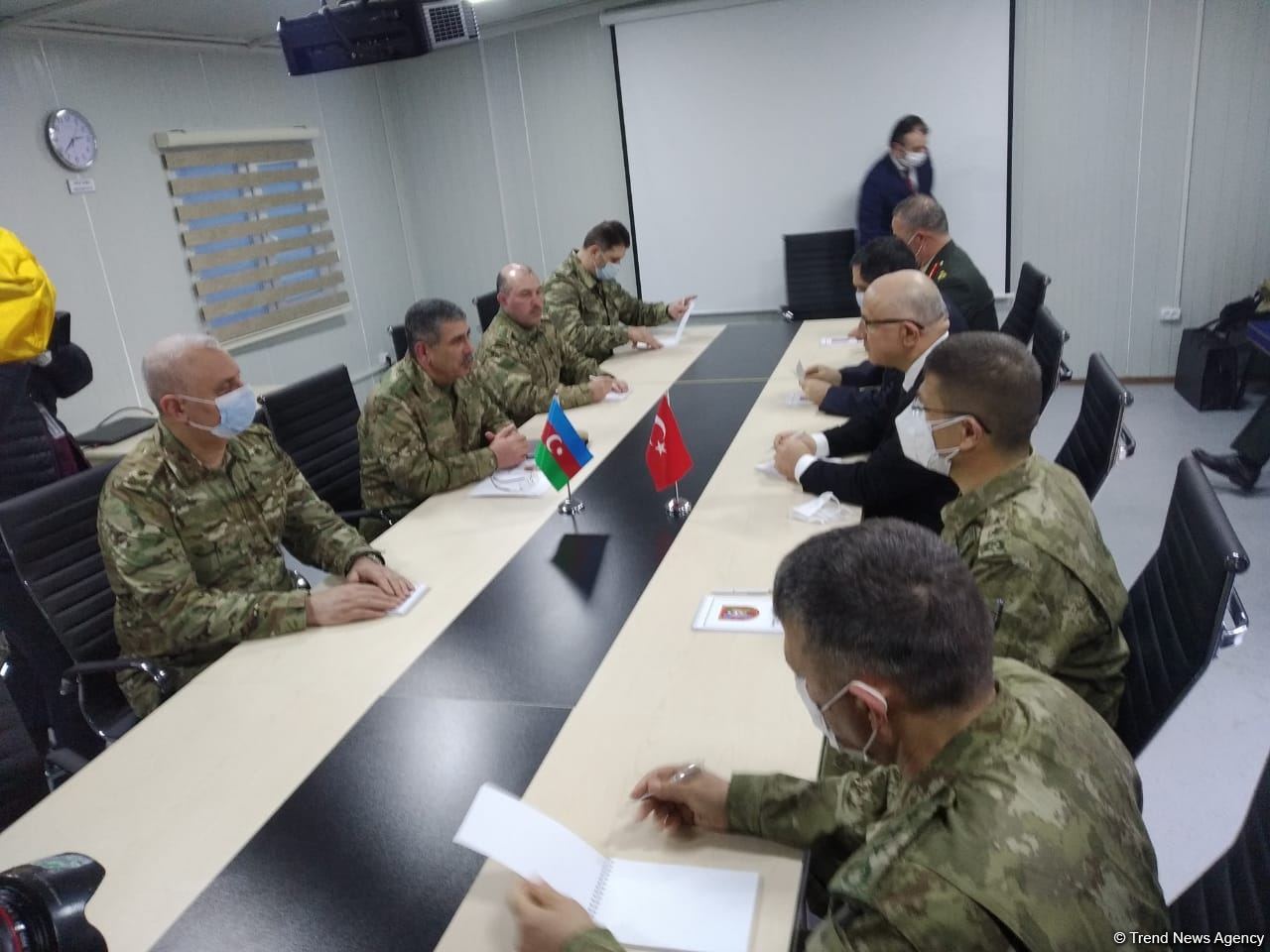 Turkish-Russian Monitoring Center in Azerbaijan hosts first official meeting - Trend TV (PHOTO)