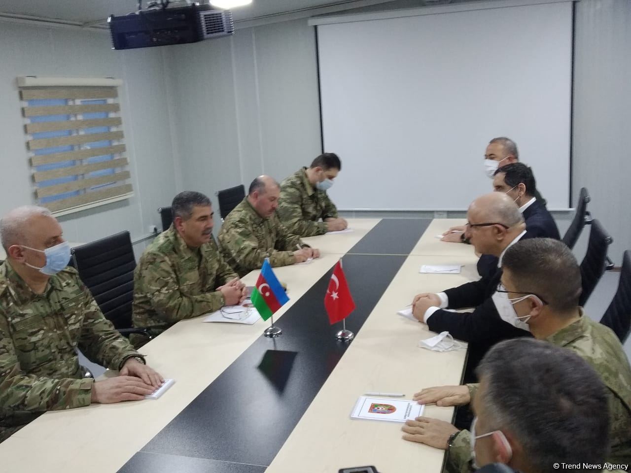 Turkish-Russian Monitoring Center in Azerbaijan hosts first official meeting - Trend TV (PHOTO)
