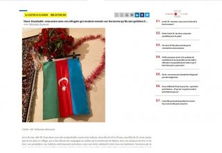 Победивший в 44-дневной войне Азербайджан освободил свои признанные международным правом территории - французский журналист (ФОТО)