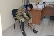 Vətən müharibəsində yaralanmış daha üç qazi yüksək texnologiyalı protezlərlə təmin edilib (FOTO)