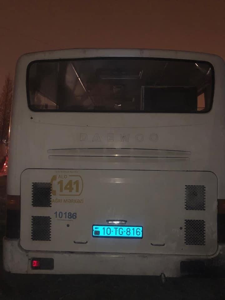Sumqayıtda qaçırıldığı deyilən avtobus polis tərəfindən saxlanıldı (FOTO/VİDEO) - Gallery Image