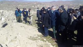 Diplomats accredited in Azerbaijan view cemetery destroyed by Armenians in Jabrayil - Trend TV (PHOTO/VIDEO)
