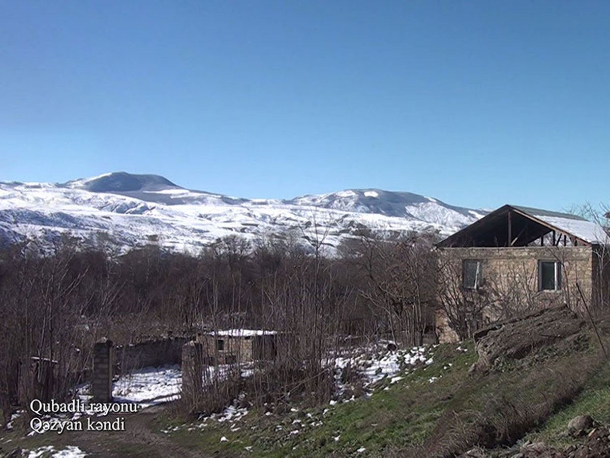 Azerbaijan shows footage from Gazyan village of Gubadli district (PHOTO/VIDEO)