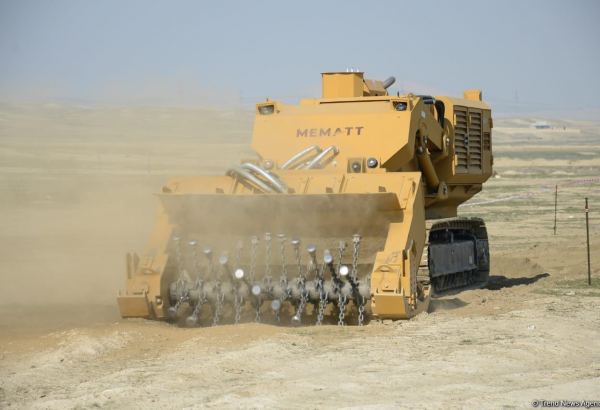 Azerbaijani made demining machines to be used in liberated territories - ANAMA