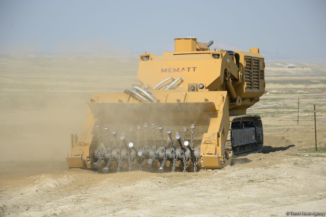 Azerbaijani made demining machines to be used in liberated territories - ANAMA