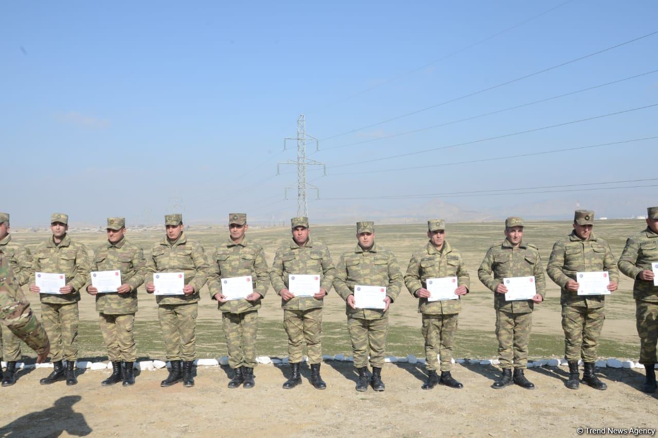 Azerbaijani sappers receive int'l certificates after completing 10-day demining course (PHOTO)