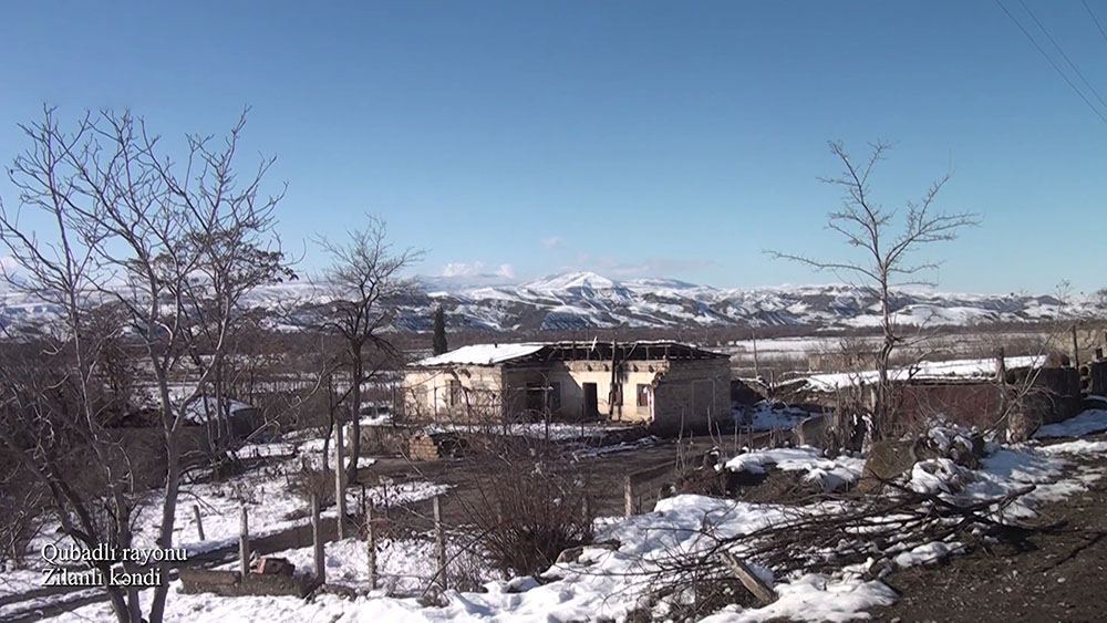 Azerbaijan shows footage from Zilanli village of Gubadli district (PHOTO/VIDEO)