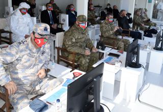 Azerbaijani, Turkish Defense Ministers observe course of Winter Exercise-2021(PHOTO)