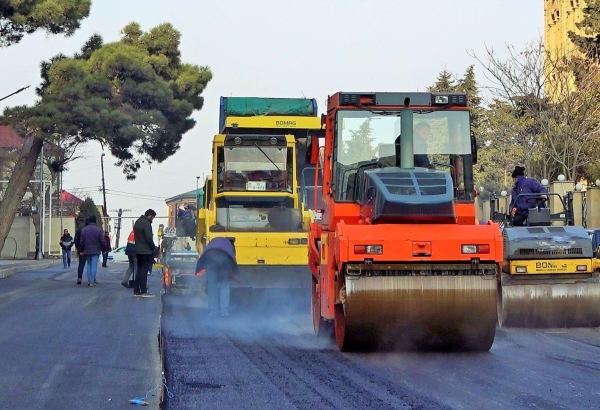 Azerbaijan state agency talks final stage of reconstruction work in one of Baku's streets (PHOTO)
