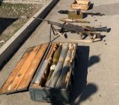 Azerbaijani police find many weapons, ordnances left by Armenian troops in Zangilan (PHOTOS)