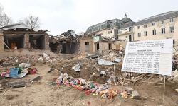 UNICEF və Qırmızı Xaç Komitəsinin nümayəndələri Gəncə və Tərtərdə dağılmış ərazilərdə olublar (FOTO)