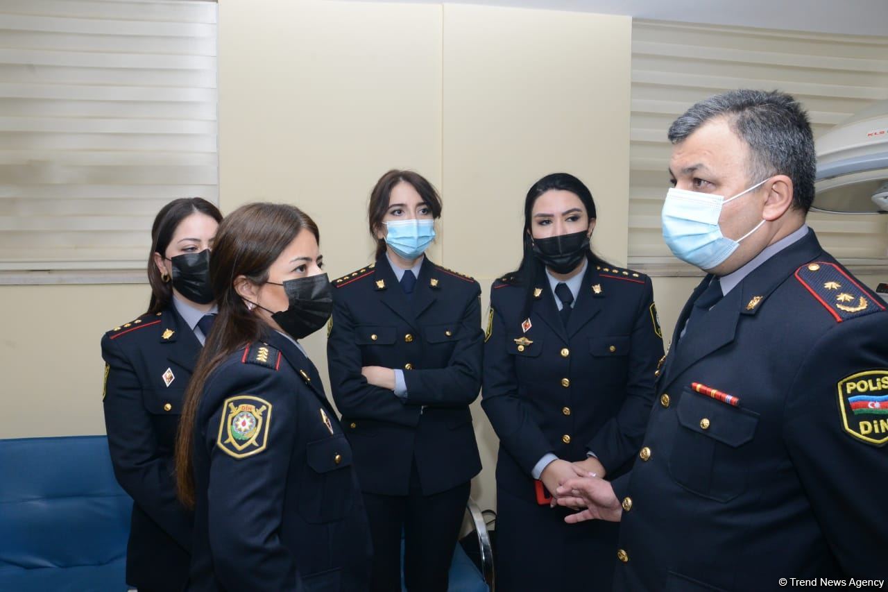 COVID-19 vaccination of police officers starts in Azerbaijan - Trend TV reports (PHOTO)