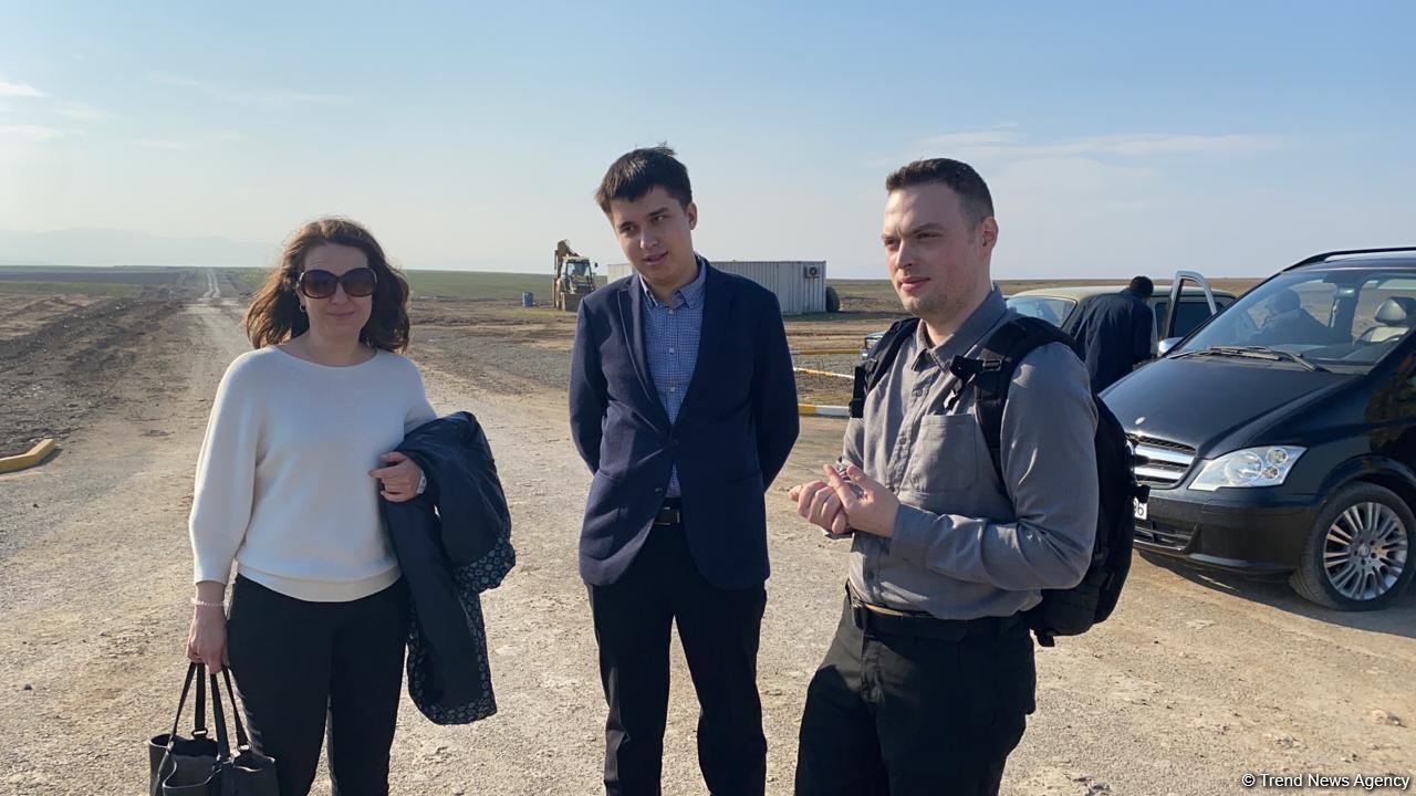 Azerbaijani, foreign journalists visit Turkish-Russian Monitoring Center in Aghdam (PHOTO/VIDEO)