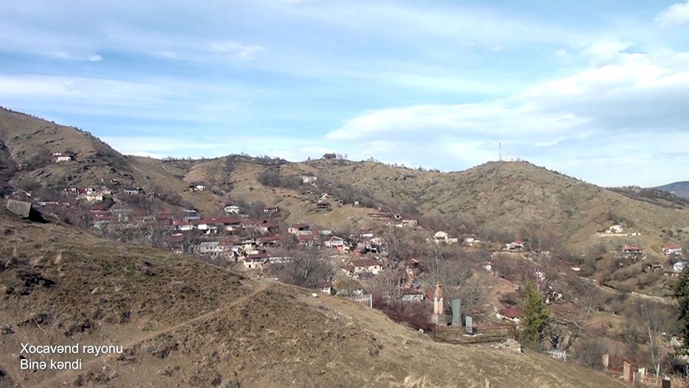 Azerbaijan disseminates footage from liberated Bina village of Khojavend district (PHOTO/VIDEO)