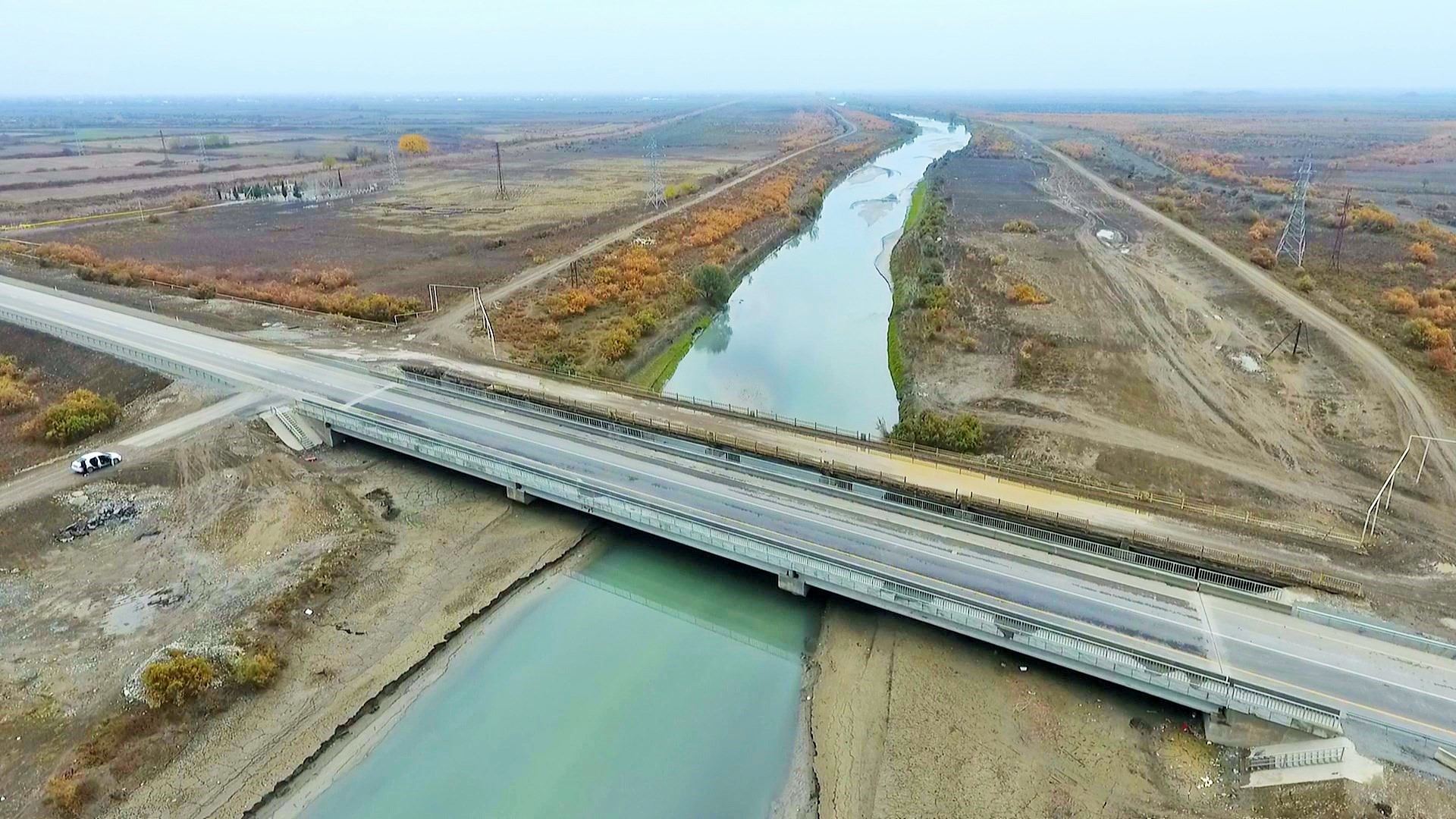 В Азербайджане построен новый мост протяженностью свыше 170 метров (ФОТО/ВИДЕО)
