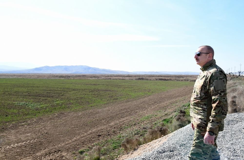 Azerbaijani president, first lady visit Fuzuli, Zangilan, Lachin and Jabrayil districts (PHOTO)