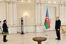 Президент Ильхам Алиев принял верительные грамоты нового посла Индонезии  (ФОТО/ВИДЕО)