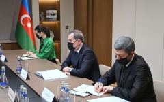 Azerbaijani FM, chairman of Commission of Iran’s Islamic Consultative Assembly hold talks (PHOTO)