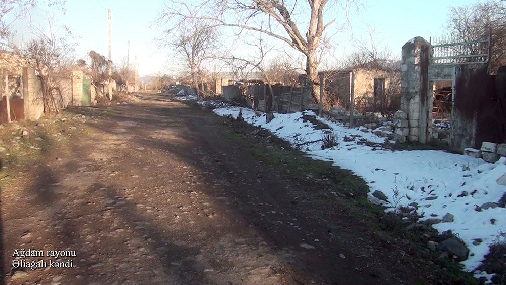 Footage from Aliaghaly village of Azerbaijan's Aghdam district (PHOTO/VIDEO)