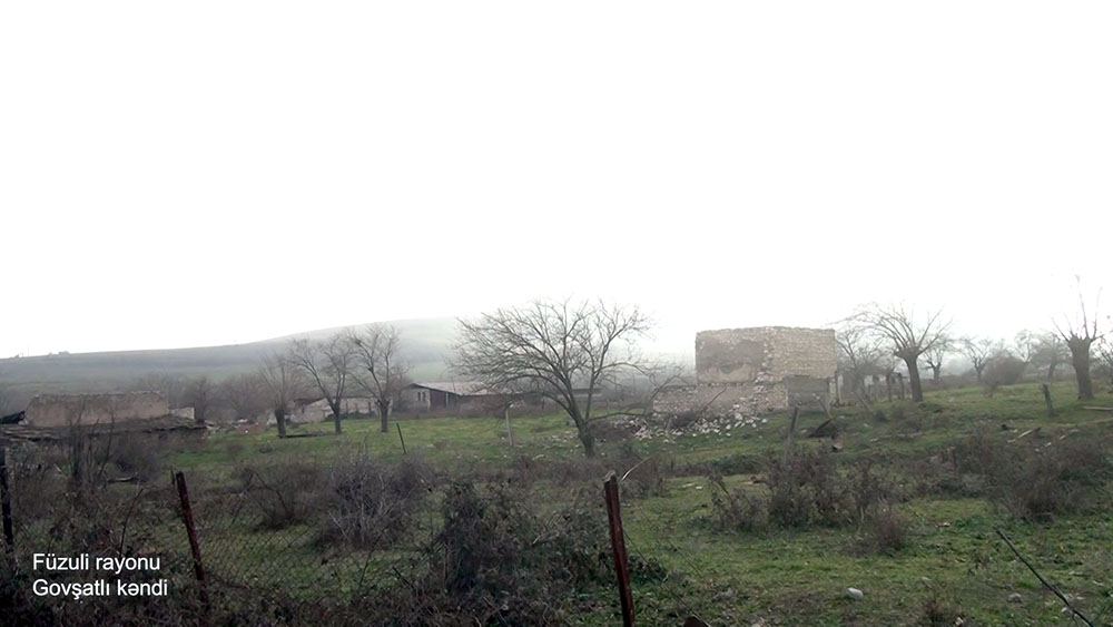 Azerbaijan shows footage from Govshatly village of Fuzuli district (PHOTO/VIDEO)